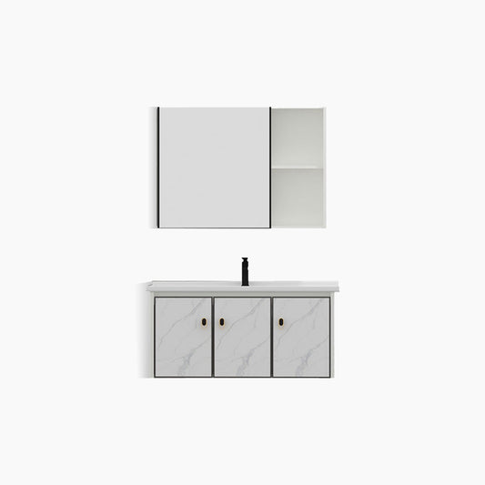 Wastafel Cermin Kabinet Set Minimalis Kamar Mandi Tidal TD054
