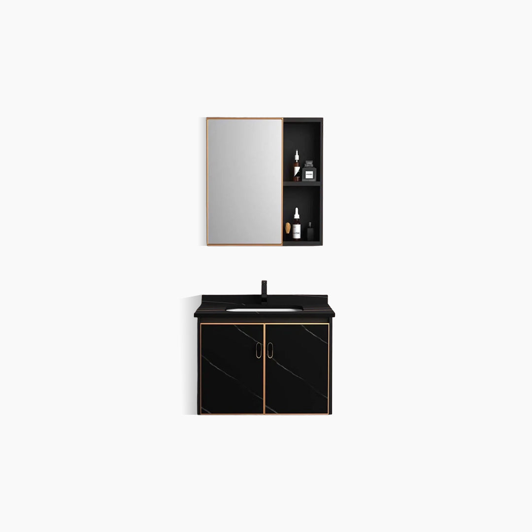 Wastafel Kabinet Modern Minimalis Cermin Kamar Mandi TIDAL TD061