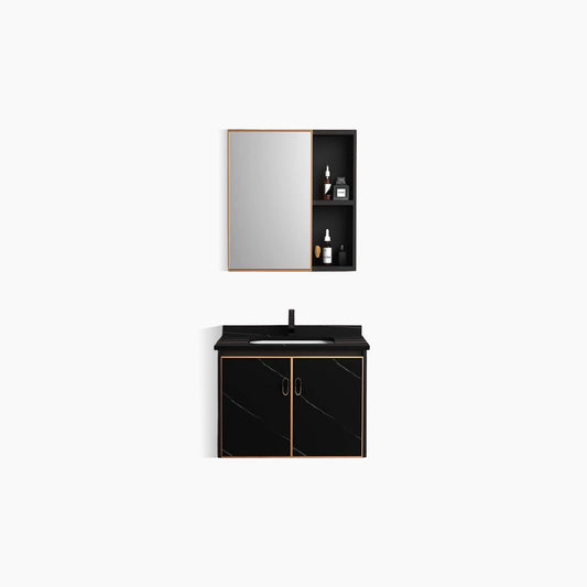 Wastafel Kabinet Modern Minimalis Cermin Kamar Mandi TIDAL TD061