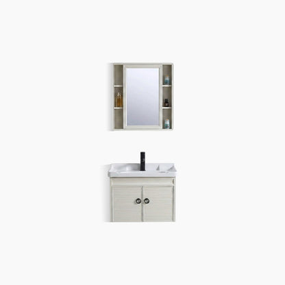 SET Wastafel Kabinet Cermin Modern Minimalis Kamar Mandi Tidal TD064