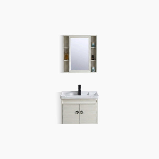 SET Wastafel Kabinet Cermin Modern Minimalis Kamar Mandi Tidal TD064