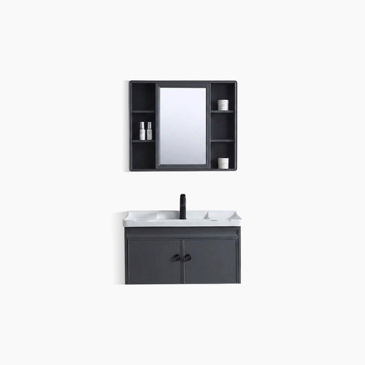 Wastafel Kabinet Kamar Mandi Cermin Mnimalis Modern Tidal TD066
