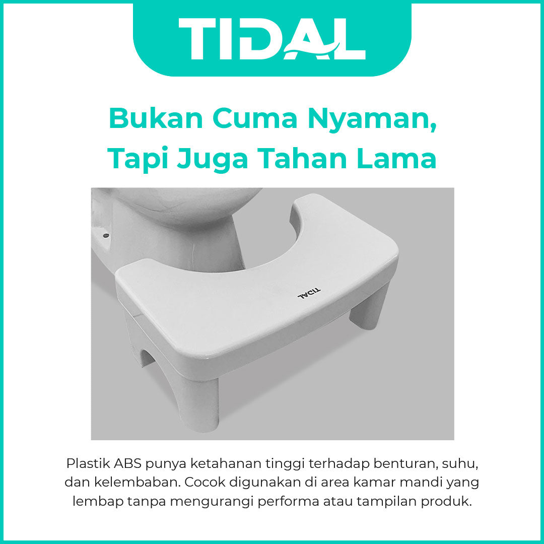 Kursi Bangku Pijakan Kaki Toilet / Kloset Duduk Tidal TD086