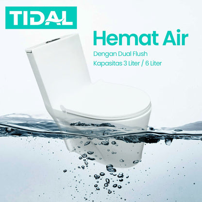 Toilet / Kloset Duduk Keramik Tidal TD087