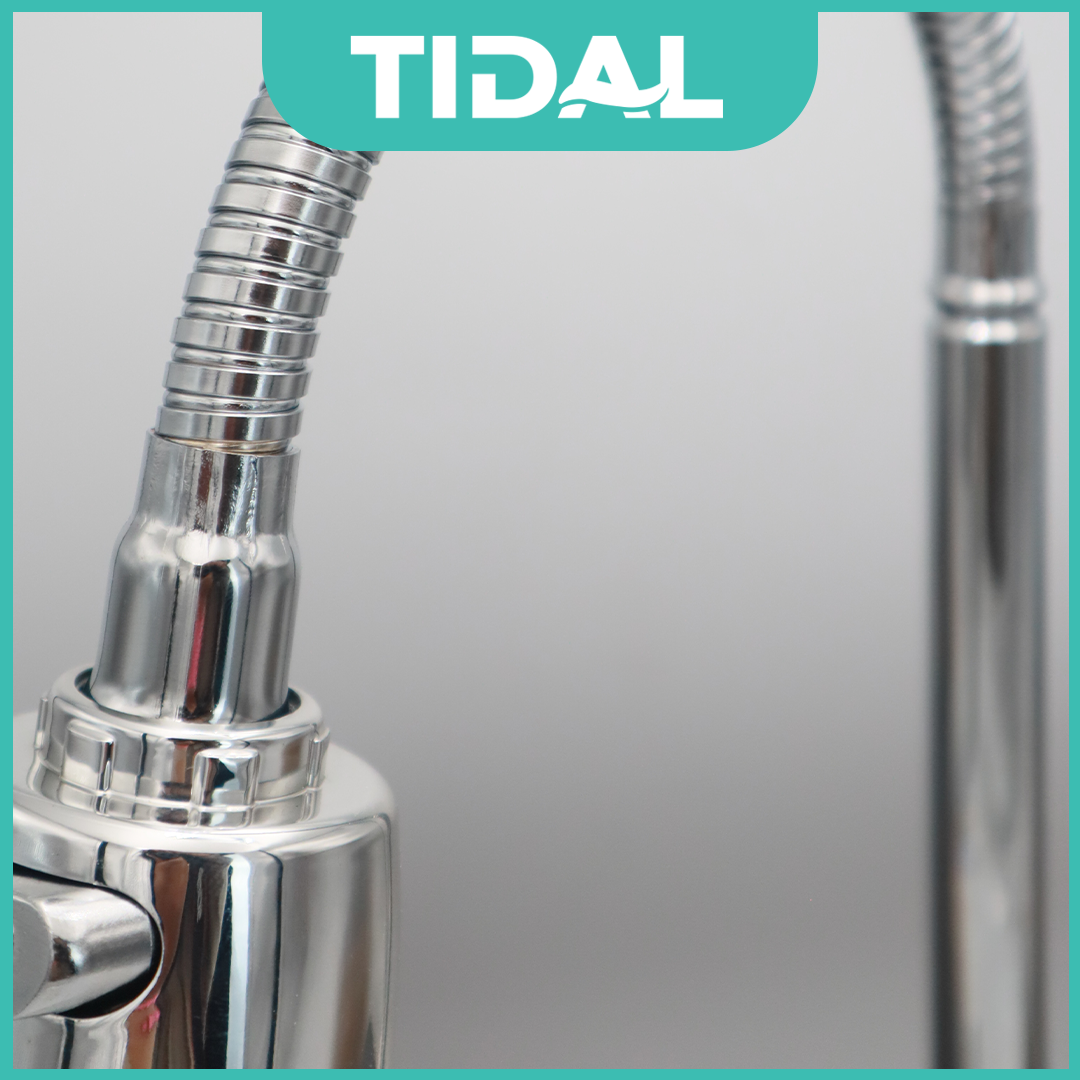 Keran Air Cuci Piring Tanam Dapur Stainless Tidal TD091