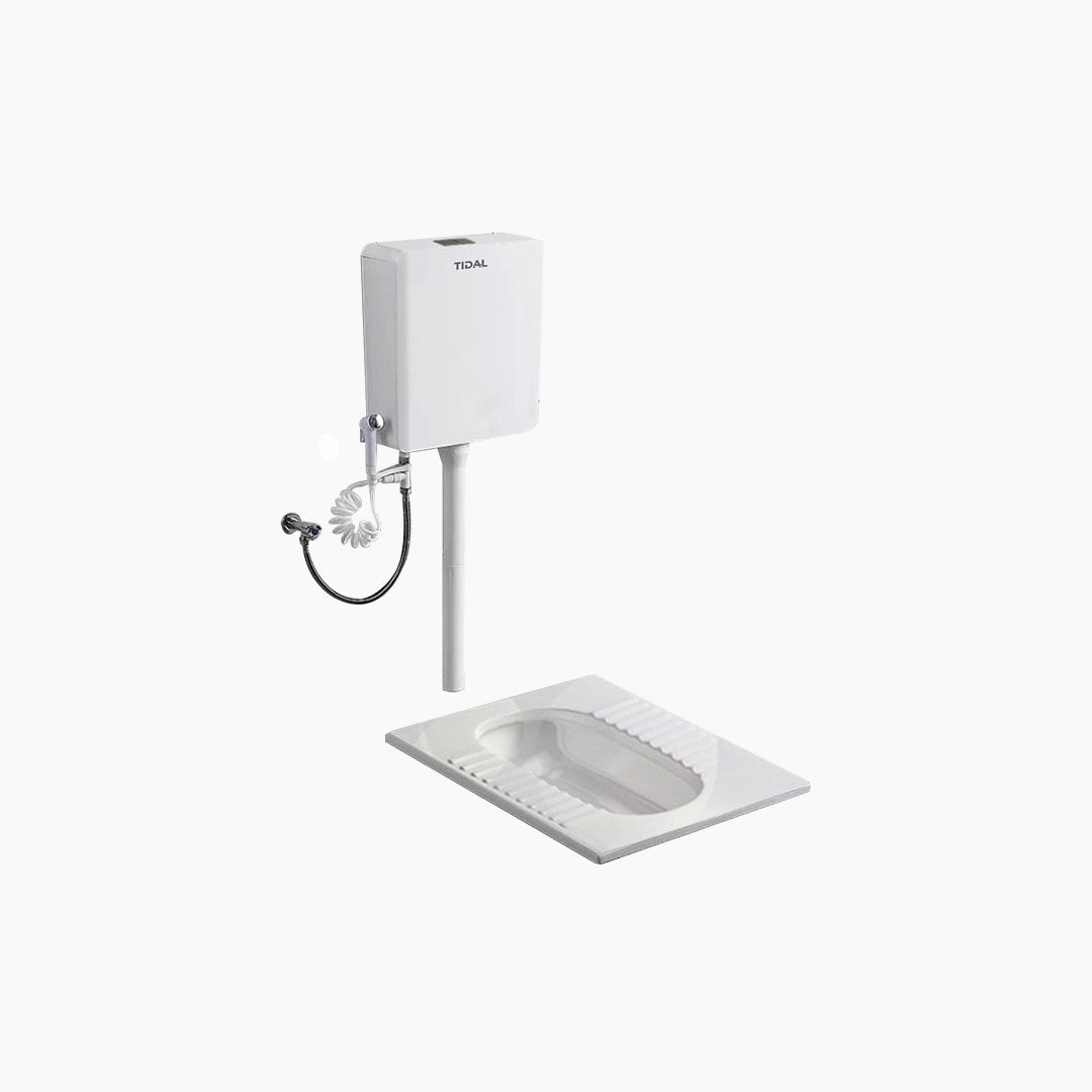SET Toilet / Kloset Jongkok Tidal TD112/TD131 with Flush