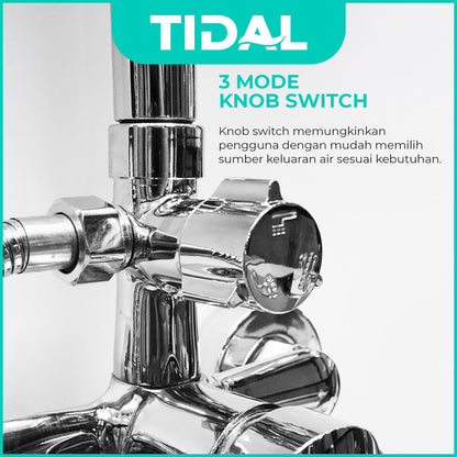 Paket Shower Tiang Set Mandi Lengkap Tidal TD126 Modern Minimalis