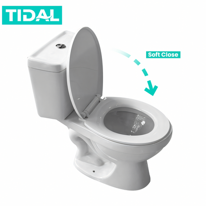 TIDAL Toilet / Kloset Duduk Siphonic Soft Close As 30 TD130