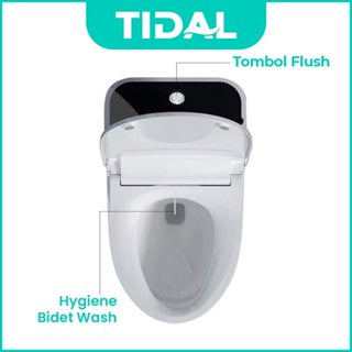 TIDAL Toilet Kloset Duduk Soft Close Powerful Flush Tidal TD133