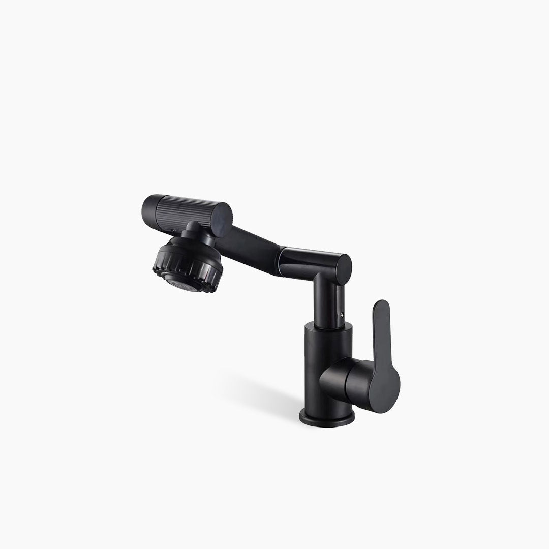 TIDAL Keran Air Wastafel Kamar Mandi 360 Degree Kran Tanam Lipat Panas Dingin All in One TD147
