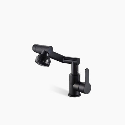 TIDAL Keran Air Wastafel Kamar Mandi 360 Degree Kran Tanam Lipat Panas Dingin All in One TD147