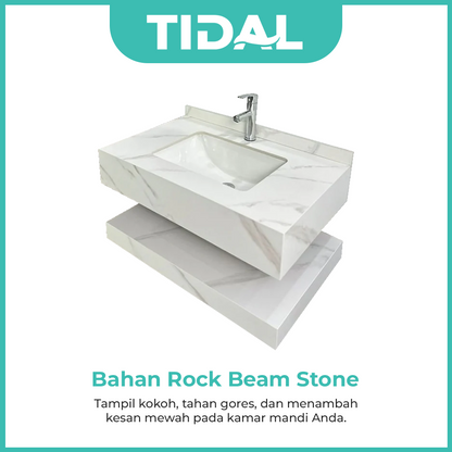 Wastafel Kabinet Minimalis Cermin Kamar Mandi Tidal TD6050