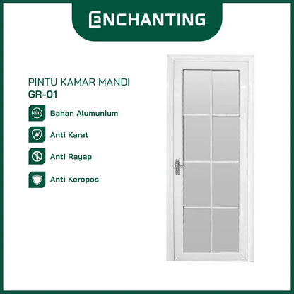 Set Pintu Rumah Aluminium Minimalist Europe Enchanting GR01