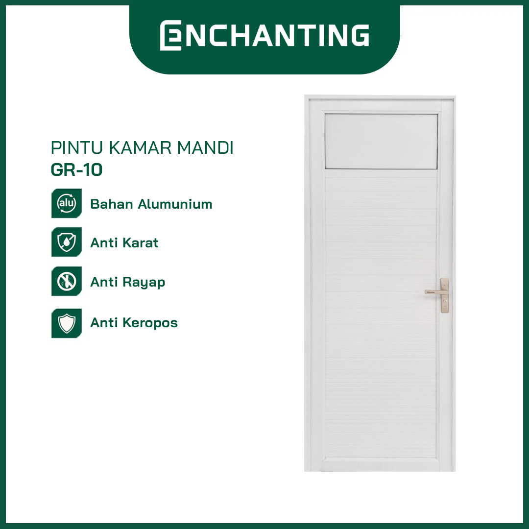 Set Pintu Rumah Aluminium Minimalist Europe Enchanting GR01