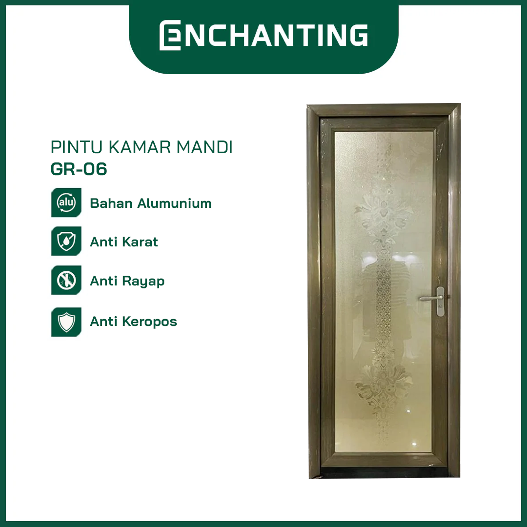 Set Pintu Rumah Aluminium Minimalist Europe Enchanting GR01