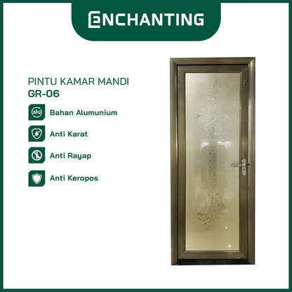 Set Pintu Rumah Aluminium Minimalist Europe Enchanting GR01
