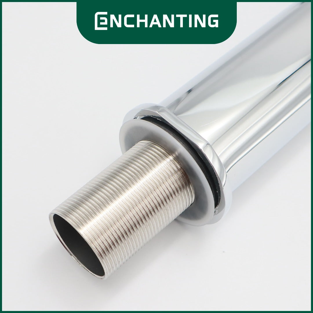 ENCHANTING Keran Air Wastafel Tanam Dingin Kuningan Kran Air Tinggi CH-Y5-1BHC CHROME