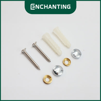 ENCHANTING Gantungan Baju Handuk Kamar Mandi Chrome Robe Hook Stainless Steel 5 Hook Minimalis Tahan Lama Europe Enchanting E161