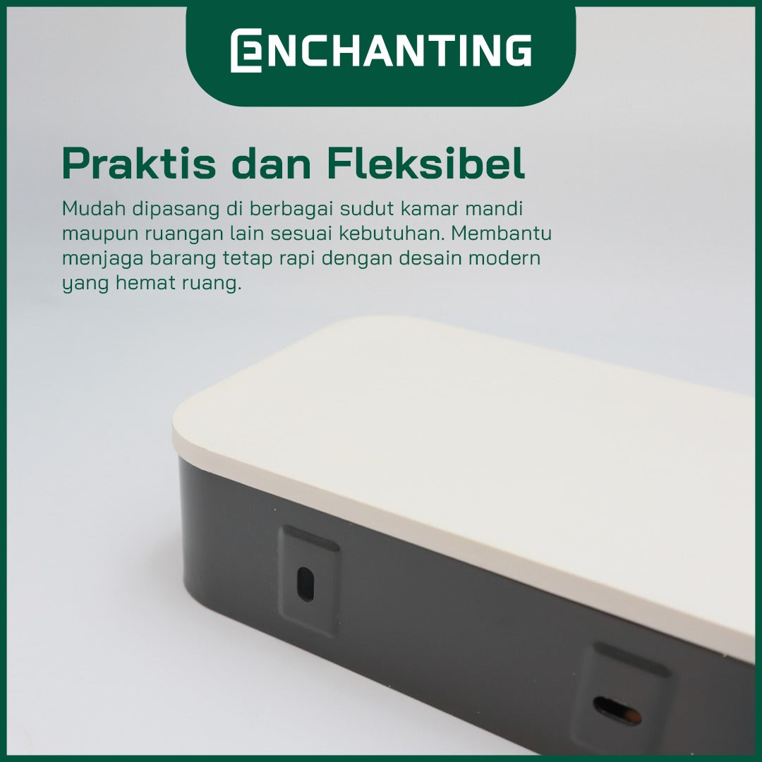 ENCHANTING Tempat Penyimpanan Material ABS Minimalis Tebal Kokoh Europe Enchanting E256