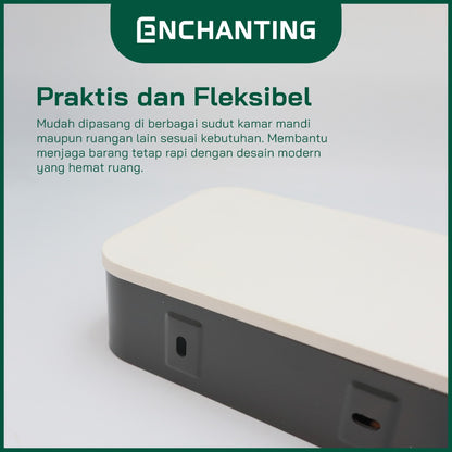 ENCHANTING Tempat Penyimpanan Material ABS Minimalis Tebal Kokoh Europe Enchanting E256