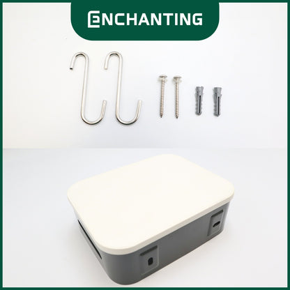 ENCHANTING Shelving Unit / Tempat Penyimpanan Material ABS Minimalis Tebal Kokoh Europe Enchanting E255