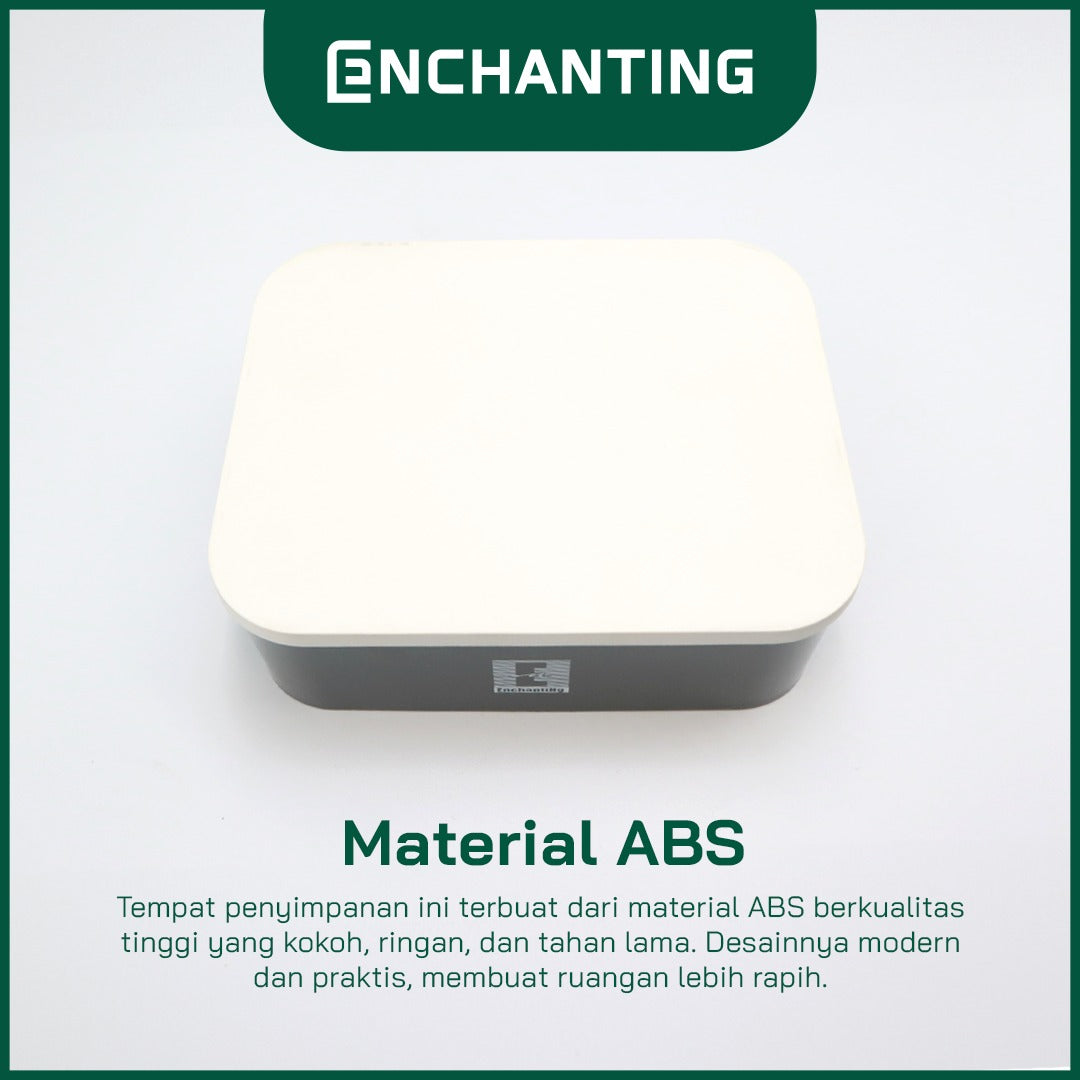 ENCHANTING Shelving Unit / Tempat Penyimpanan Material ABS Minimalis Tebal Kokoh Europe Enchanting E255