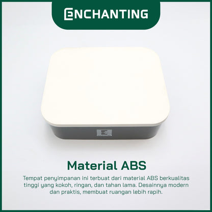 ENCHANTING Shelving Unit / Tempat Penyimpanan Material ABS Minimalis Tebal Kokoh Europe Enchanting E255