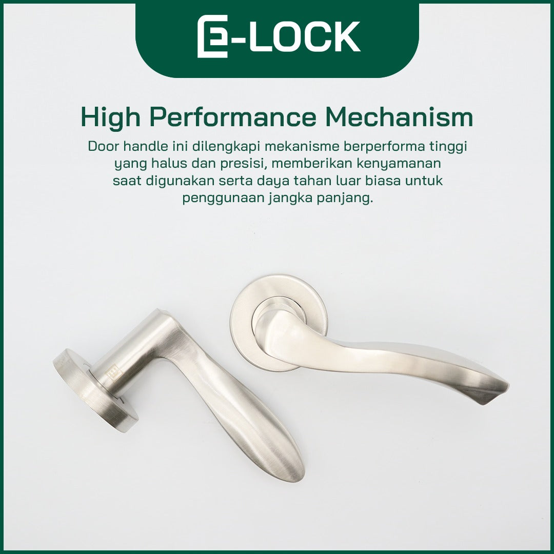 ENCHANTING Door Handle Pintu Rumah Material Zinc-Zamac Anti Karat E-Lock E1213