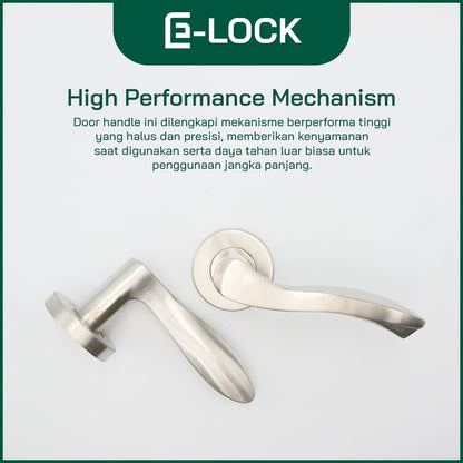 ENCHANTING Door Handle Pintu Rumah Material Zinc-Zamac Anti Karat E-Lock E1213
