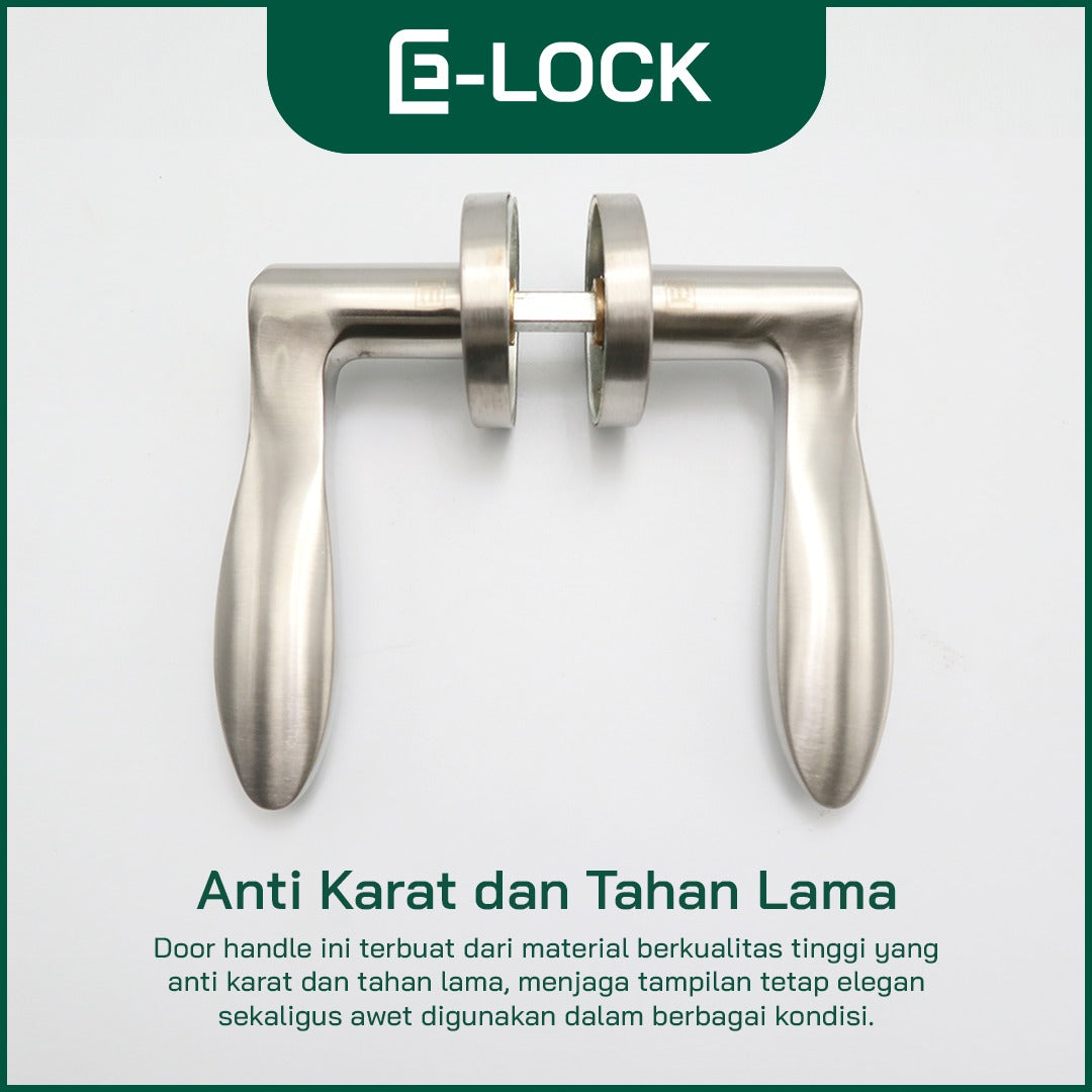 ENCHANTING Door Handle Pintu Rumah Material Zinc-Zamac Anti Karat E-Lock E1213