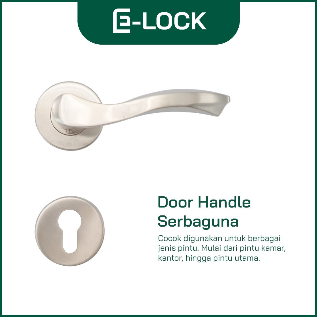 ENCHANTING Door Handle Pintu Rumah Material Zinc-Zamac Anti Karat E-Lock E1213