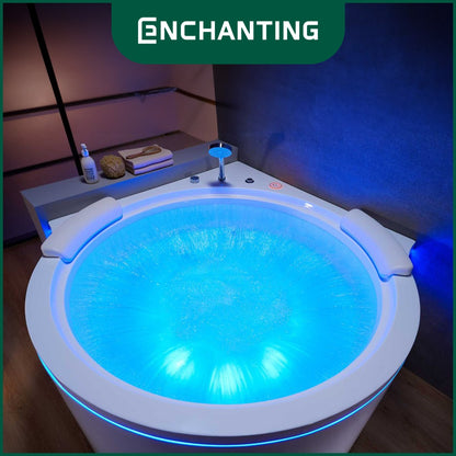 ENCHANTING&nbsp;Bathtub&nbsp;Kamar&nbsp;Mandi&nbsp;Acrylic&nbsp;Material&nbsp;Whirpool&nbsp;LED&nbsp;Lighting&nbsp;E8611