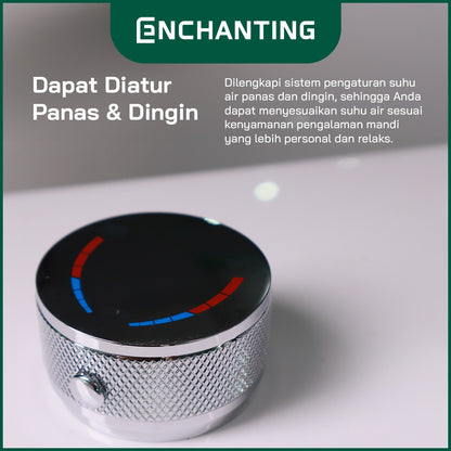 ENCHANTING&nbsp;Bathtub&nbsp;Kamar&nbsp;Mandi&nbsp;Acrylic&nbsp;Material&nbsp;Whirpool&nbsp;LED&nbsp;Lighting&nbsp;E8611