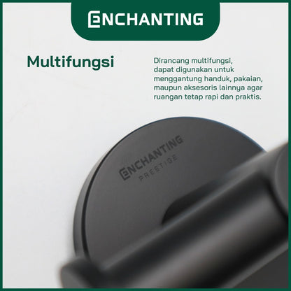 ENCHANTING Towel Hook Stainless Steel Gantungan Handuk Baju Hanger Kamar Mandi EP898
