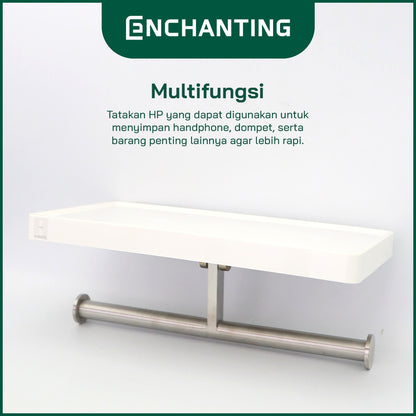 ENCHANTING Tempat Tissue Dan Tatakan Hp Praktis dan Multifungsi Enchanting E1518