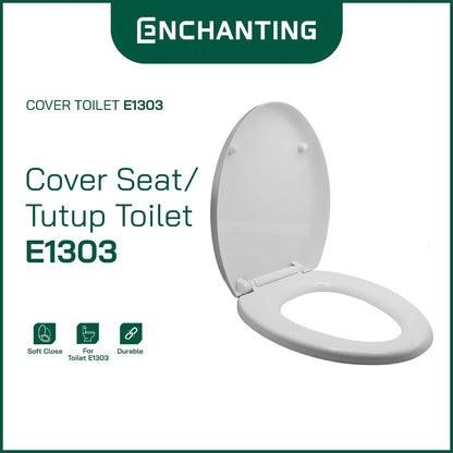 SET Sparepart Cover Seat/Tutup Toilet Duduk Europe Enchanting E1303 E1359 E1333 E1297