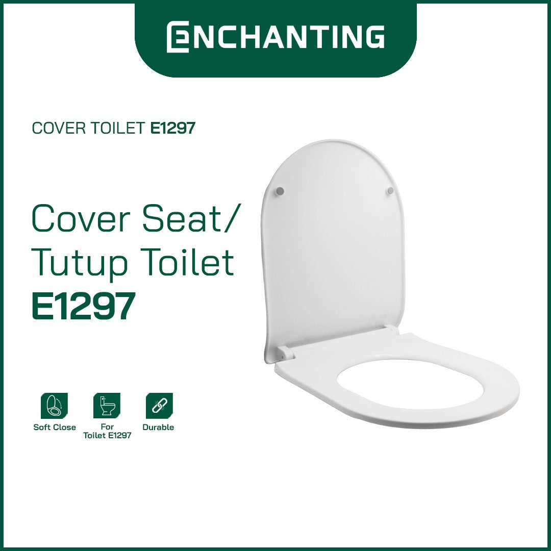 SET Sparepart Cover Seat/Tutup Toilet Duduk Europe Enchanting E1303 E1359 E1333 E1297