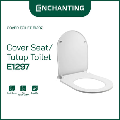 SET Sparepart Cover Seat/Tutup Toilet Duduk Europe Enchanting E1303 E1359 E1333 E1297