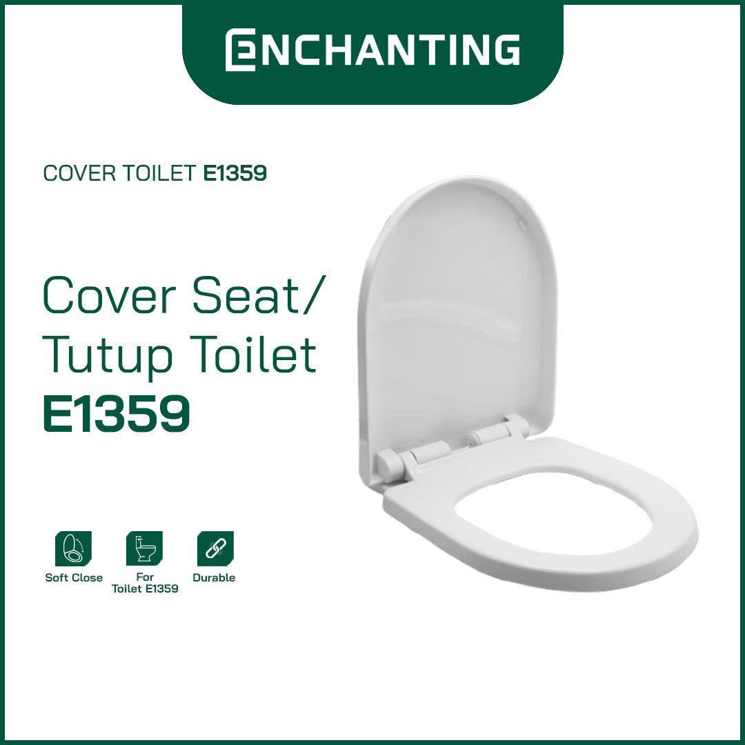 SET Sparepart Cover Seat/Tutup Toilet Duduk Europe Enchanting E1303 E1359 E1333 E1297
