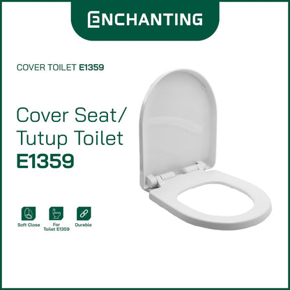 SET Sparepart Cover Seat/Tutup Toilet Duduk Europe Enchanting E1303 E1359 E1333 E1297