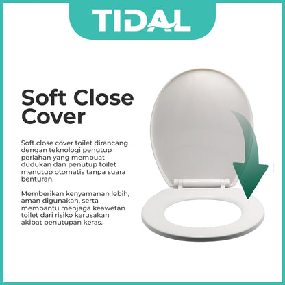 SET Sparepart Cover Seat/Tutup Toilet Duduk TIDAL TD082 TD083 TD087 TD130