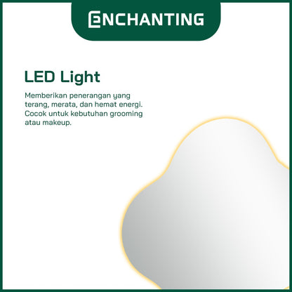 Cermin LED Light Digital Elegant Dan Stylish Kaca Wastafel Europe Enchanting L22 / L24