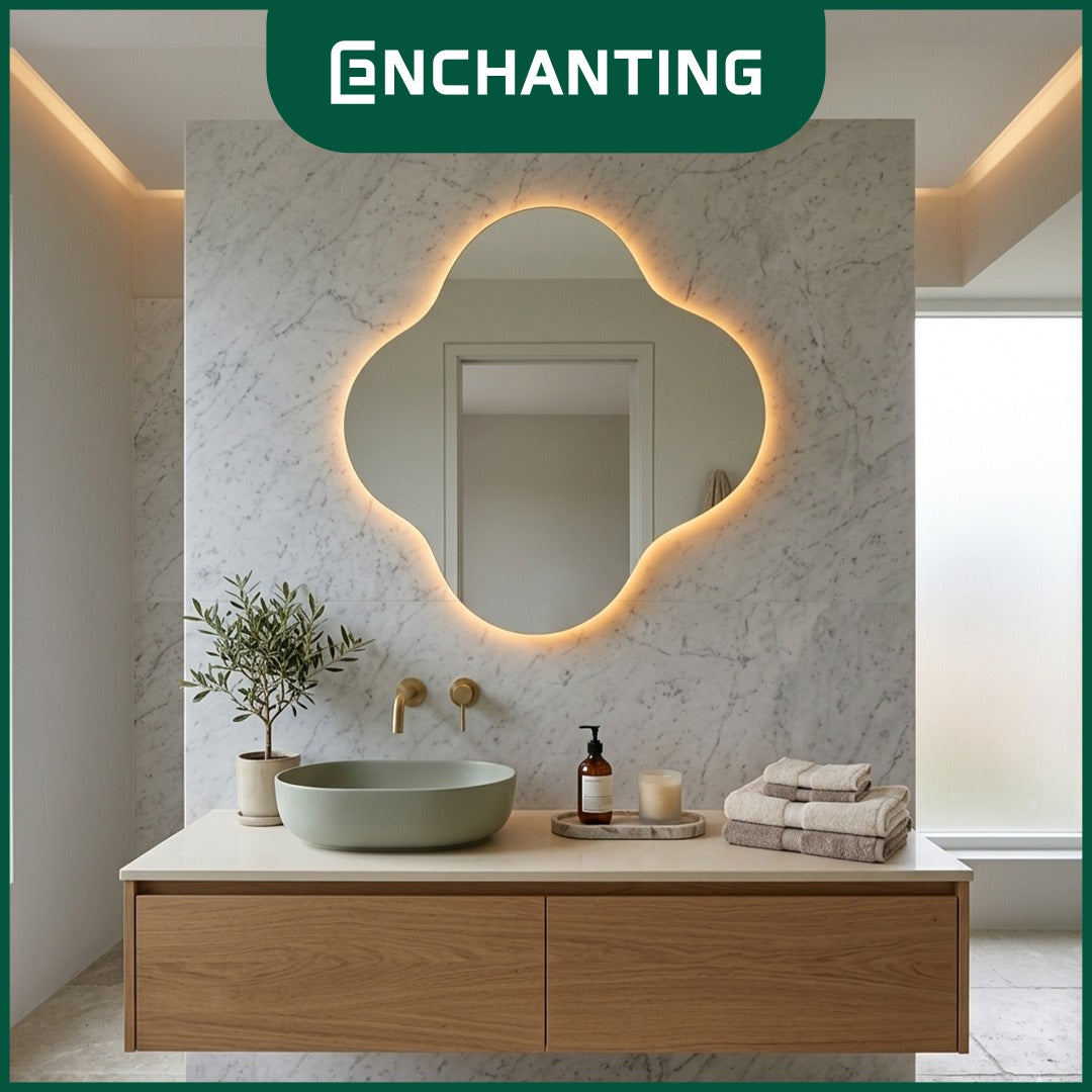 Cermin LED Light Digital Elegant Dan Stylish Kaca Wastafel Europe Enchanting L22 / L24