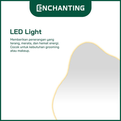 Cermin LED Light Digital Elegant Dan Stylish Kaca Wastafel Europe Enchanting L22 / L24