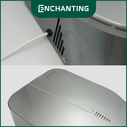ENCHANTING Automatic Hand Dryer Pengering Tangan Kamar Mandi Sensor otomatis Material ABS Grey Abu-Abu instalasi wall mount - tanam dinding Modern Elegan Europe Enchanting E934