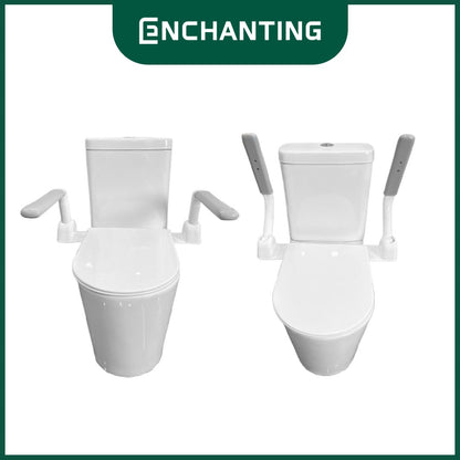 ENCHANTING Handle Safety Toilet Alat Bantu Duduk Toilet Pegangan tanpa slip Europe Enchanting E1378