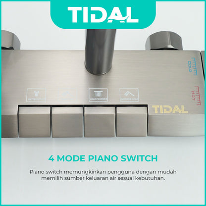 Paket Shower Tiang Set Mandi Lengkap Tidal TD126 & TD189 Modern Minimalis