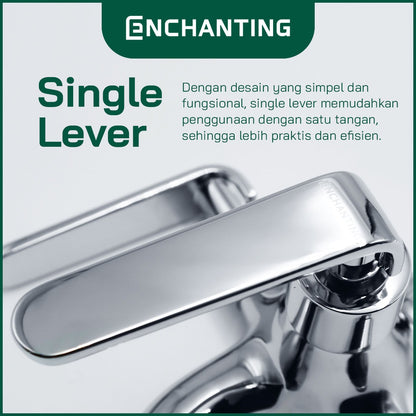 ENCHANTING Kran Cabang Shower Europe Enchanting Air Dingin Bahan Kuningan E1511N & E1511S