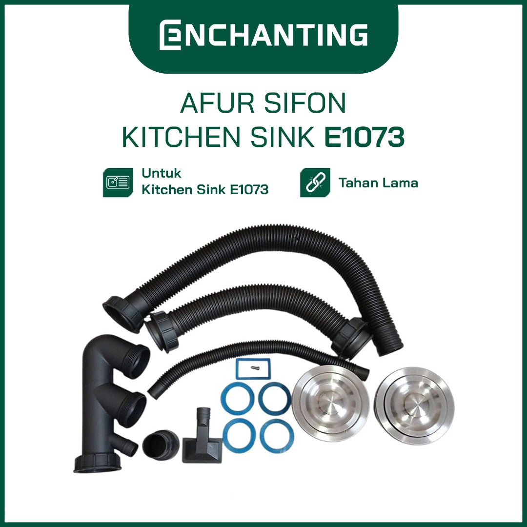 SET Kitchen Sink / Bak Cuci Piring Stainless Steel Europe Enchanting E1073