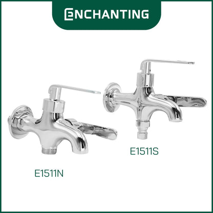 ENCHANTING Kran Cabang Shower Europe Enchanting Air Dingin Bahan Kuningan E1511N & E1511S